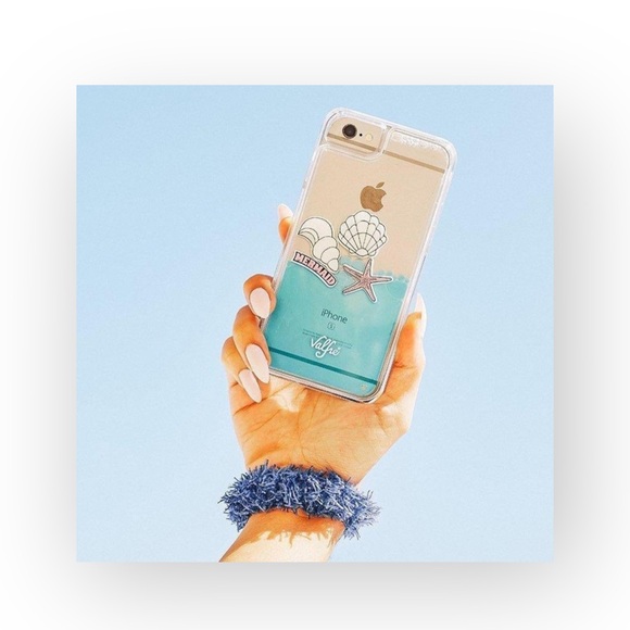 new Valfre  Shell Yeah Mermaid Floating Charms Phone Case  iPhone 6 7 8  - Picture 5 of 16